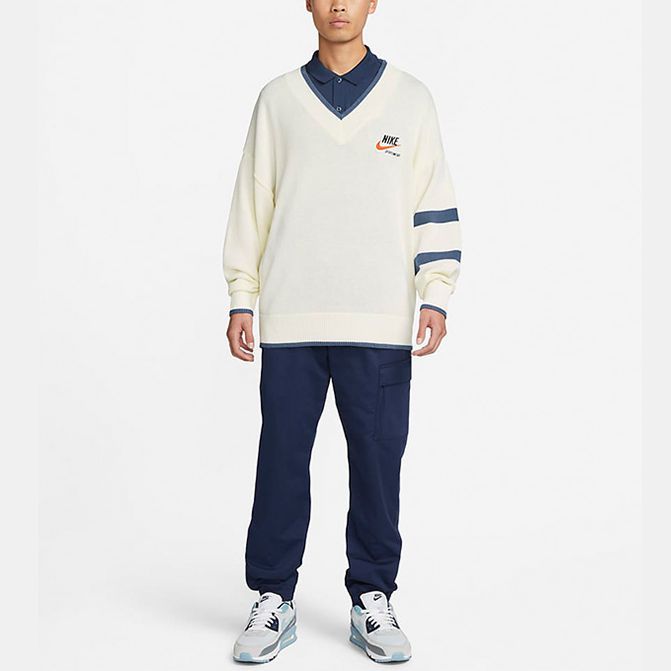 Nike Trend Sweater 'Beige Blue' DX0009-133