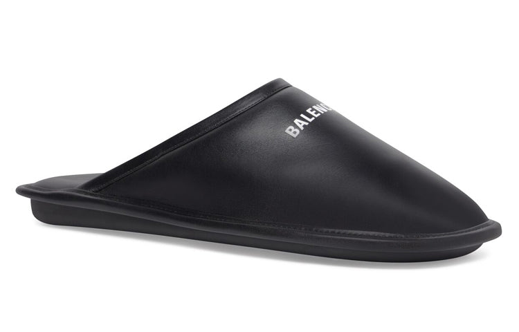 Balenciaga Calf Leather Home Slippers 'Black'  736288WB7211090