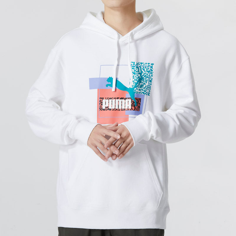 PUMA Brand Love TR Logo Hoodie 'White' 537851-02