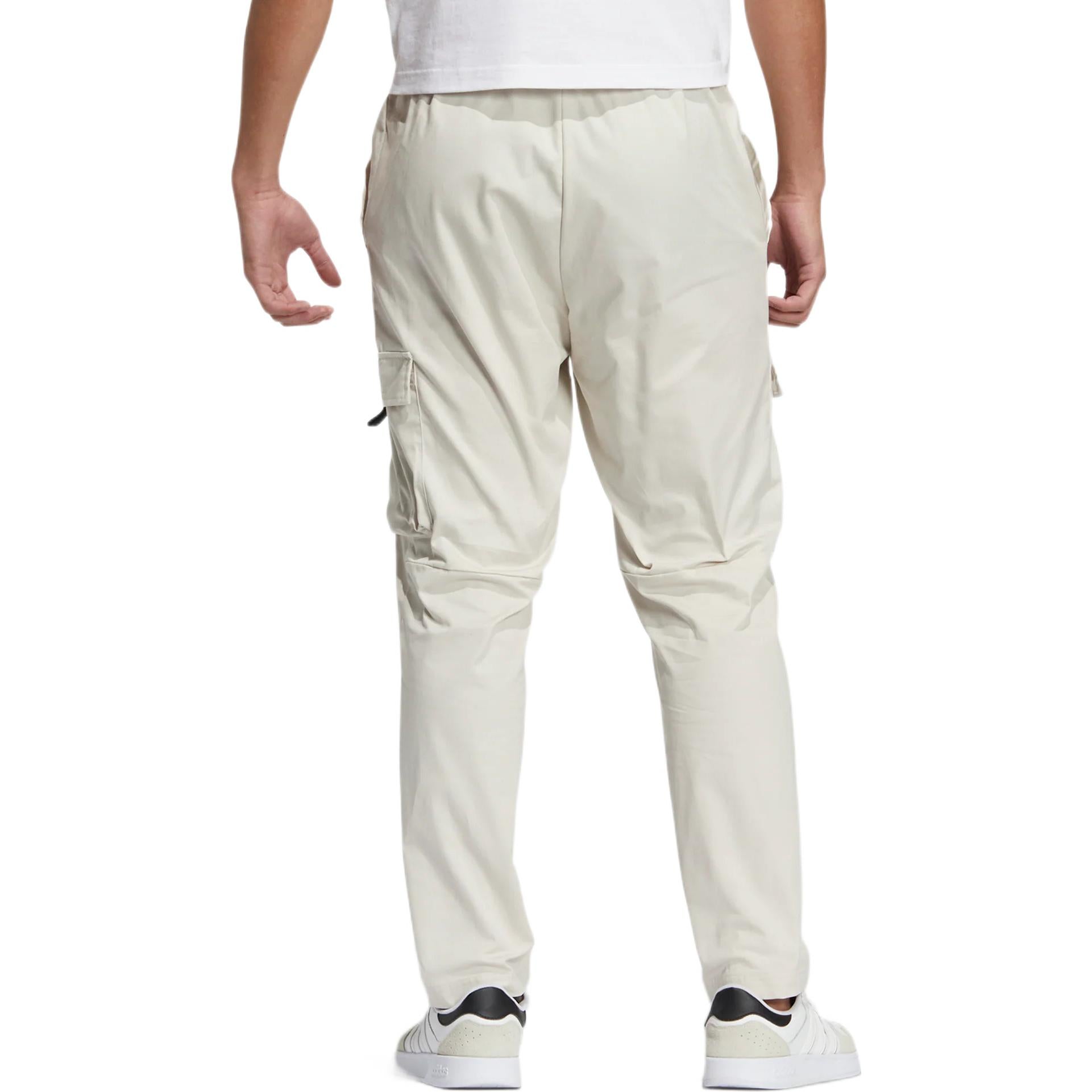 Men's adidas neo Stripe Multiple Pockets Casual Sports Pants/Trousers/Joggers Bauxite Brown HC9672