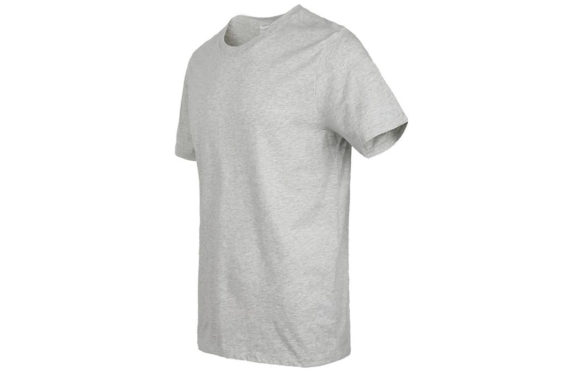 Nike Solid Color Pullover Crew Neck T-Shirt 'Grey' 743036-082
