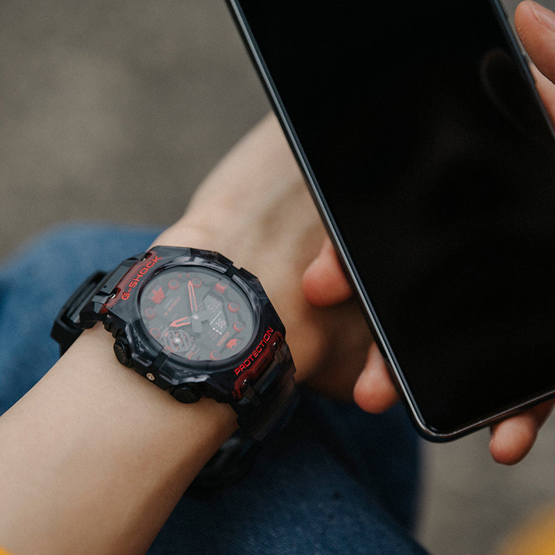 CASIO G-Shock Analog-Digital 'Black Red' GA-B001G-1APR