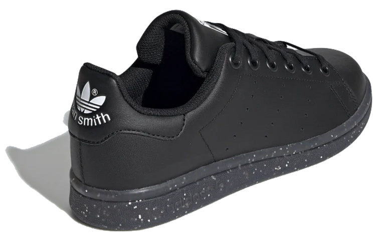 (GS) adidas originals Stan Smith J 'Black' EE7575