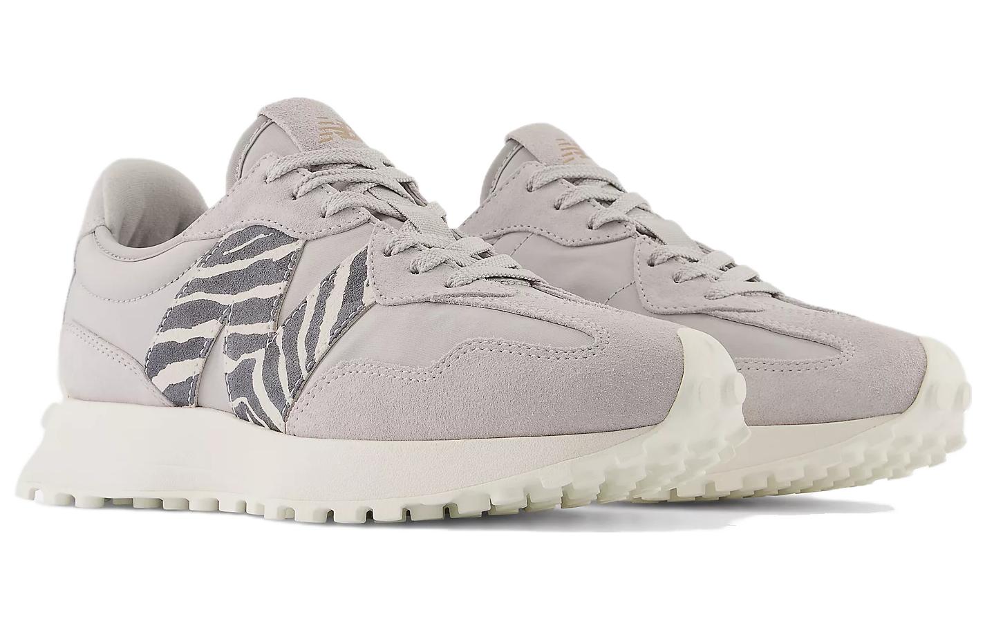 (WMNS) New Balance 327 'Grey Zebra Black' WS327PI