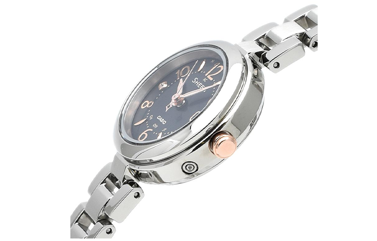 CASIO SHEEN Series Wrist /Silver Solar Powered Blue Analog SHW-7100TD-2AJF