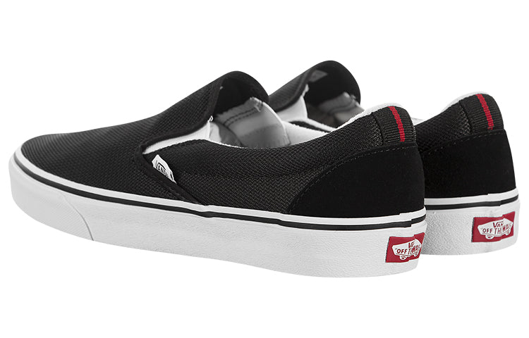 Vans Classic Slip-On Casual Skateboarding Shoes Unisex Black VN0A38F7VMJ