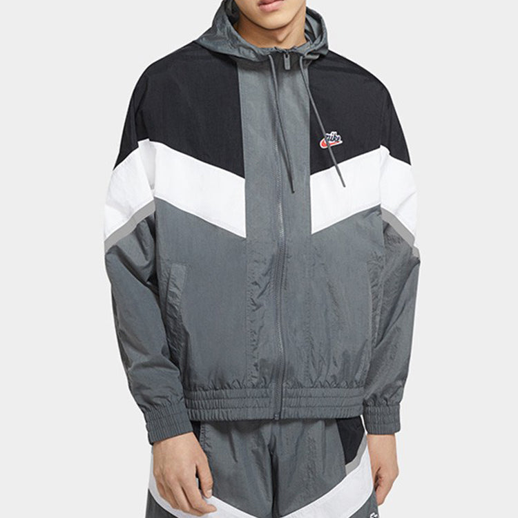 Nike Sportswear Windrunner+ Hooded Reflection Jacket Men Grey Gray CZ0782-068