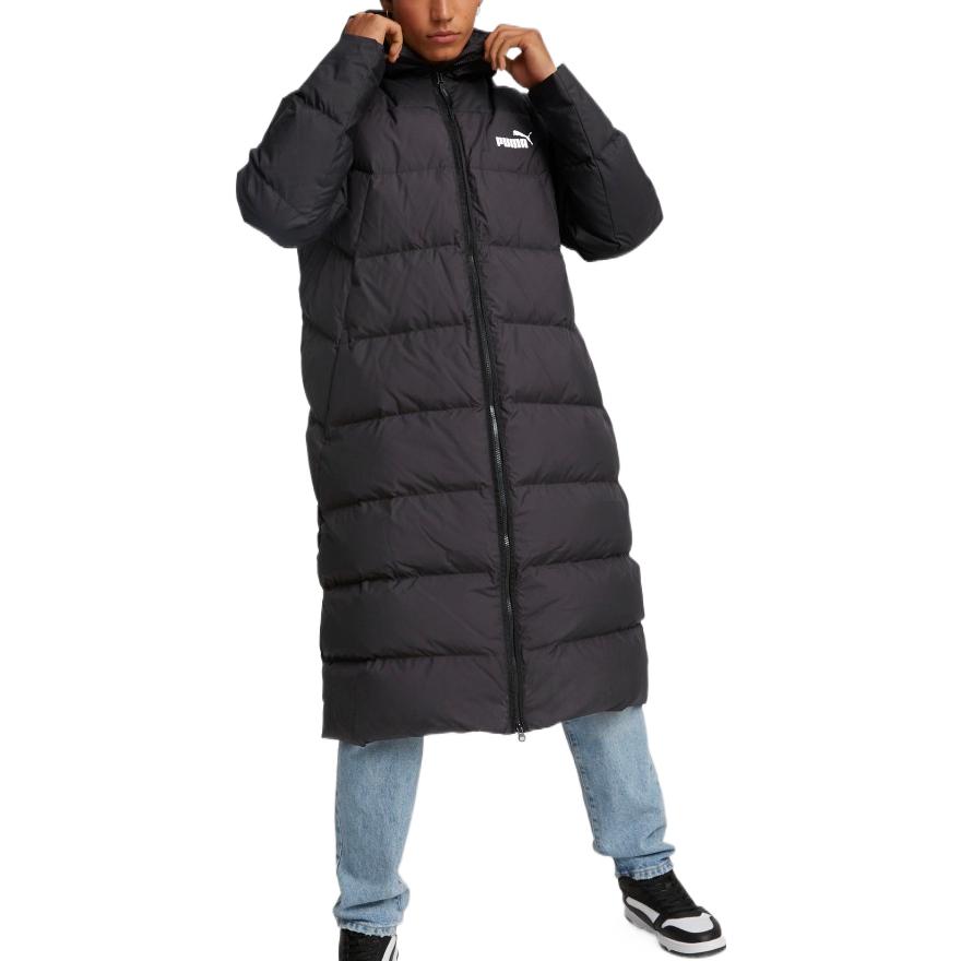 PUMA Hooded Down Coat Jacket 'Black' 672435-01
