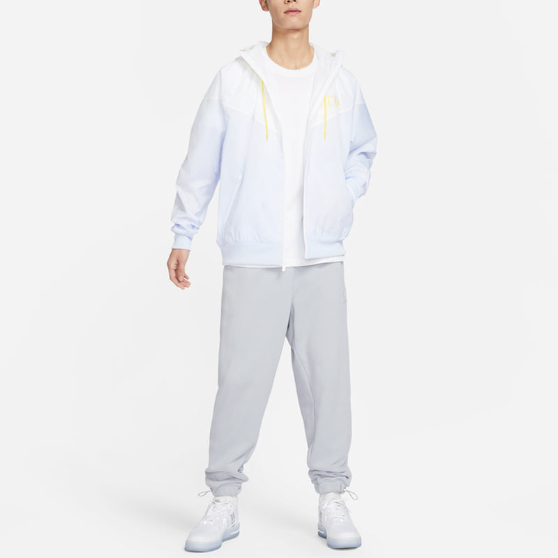 Nike Windrunner Woven Lined Jacket 'White Grey' DX0695-085