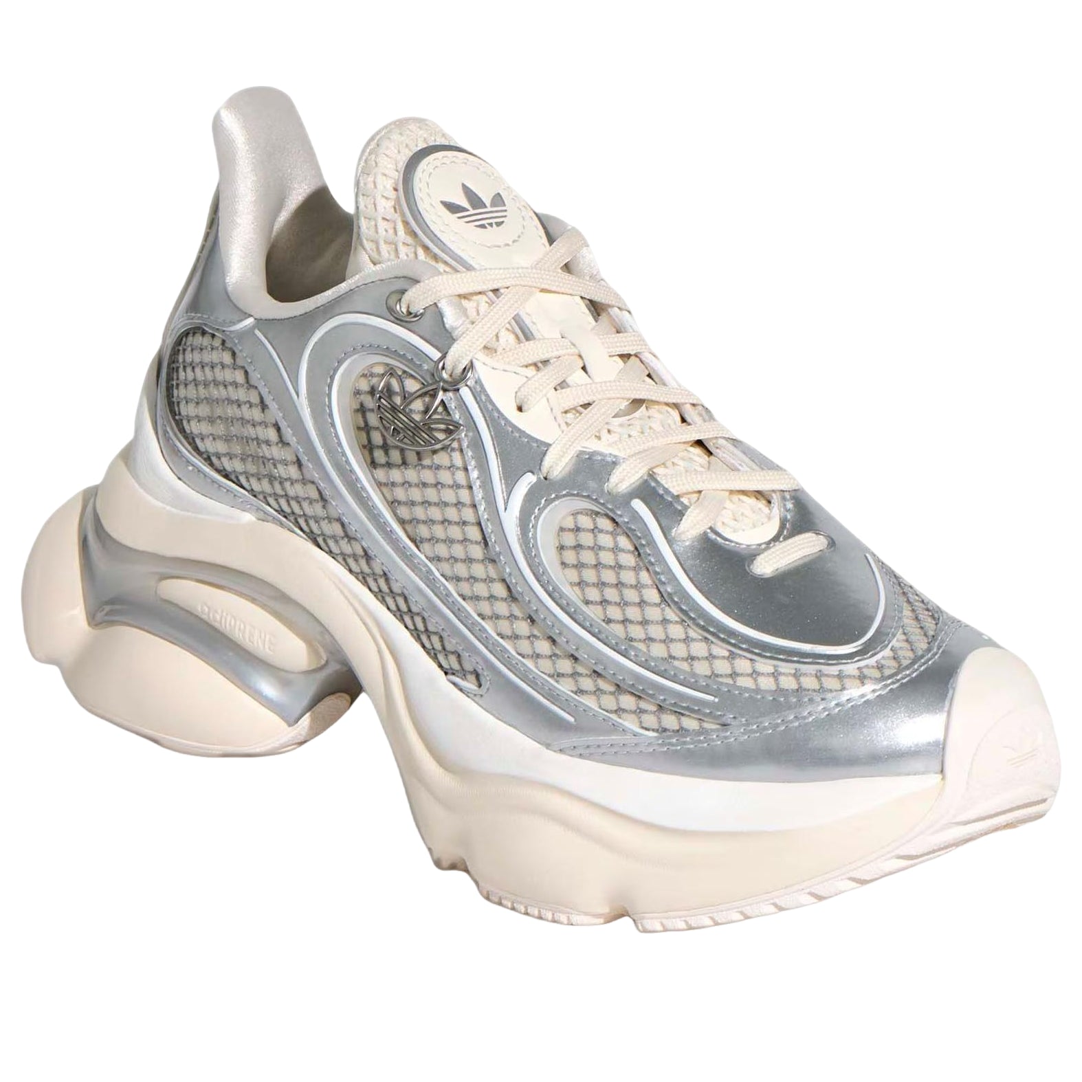 (WMNS) adidas Ozvenuz 'Silver Metallic Cloud White Chalk White' KK4675