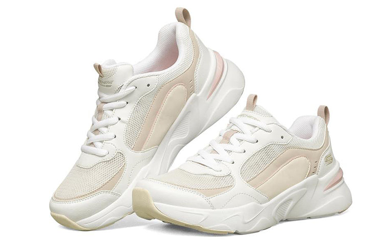 (WMNS) Skechers Bobs Bamina 'White Cream' 117042-WNT