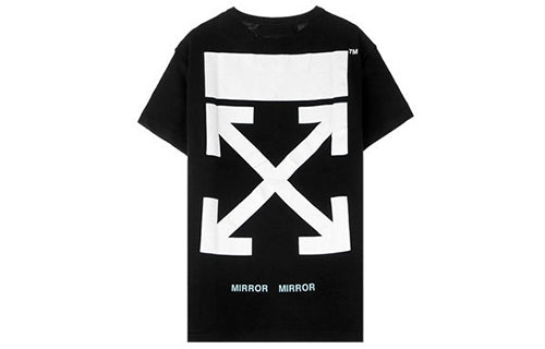 Off-White Black Printing Pattern Short Sleeve 'Black White' OMAA002S170010891088-CA06