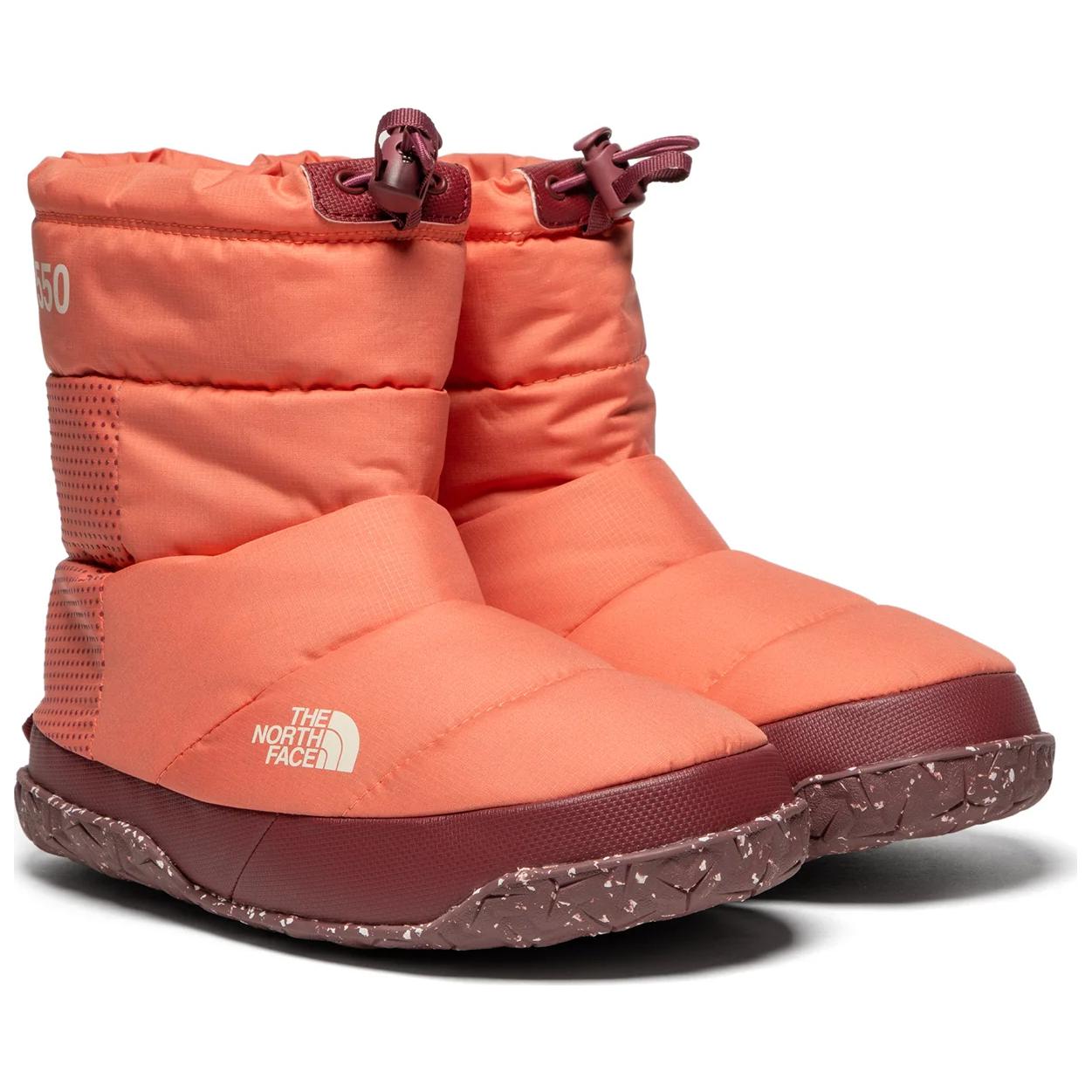 (WMNS) THE NORTH FACE Nuptse Apres Booties 'Coral Sunrise Wild Ginger' A5LWC-89X