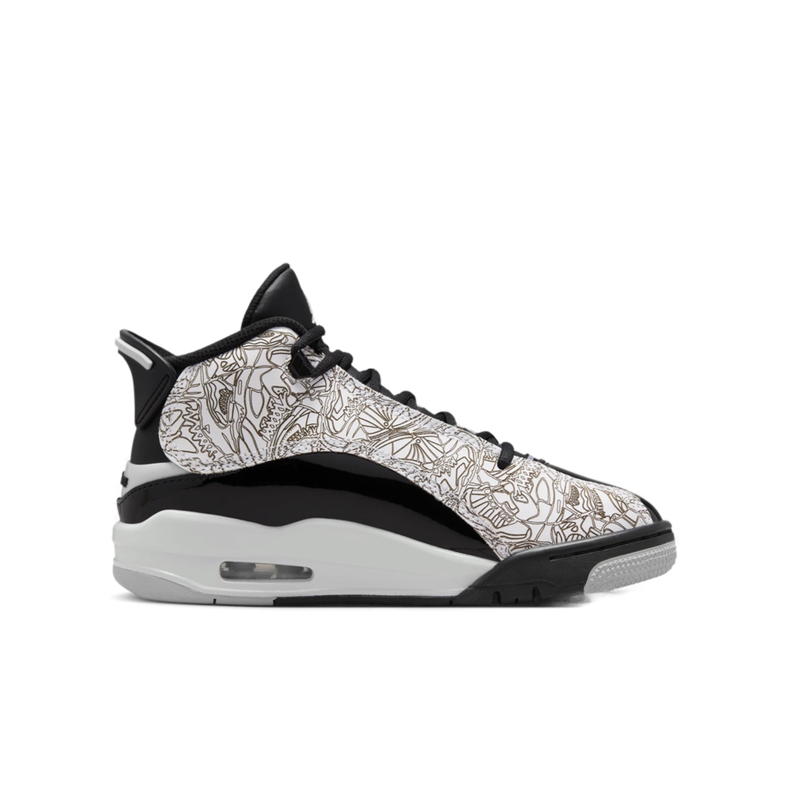 (GS) Air Jordan Dub Zero 'White Black' DV1360-110