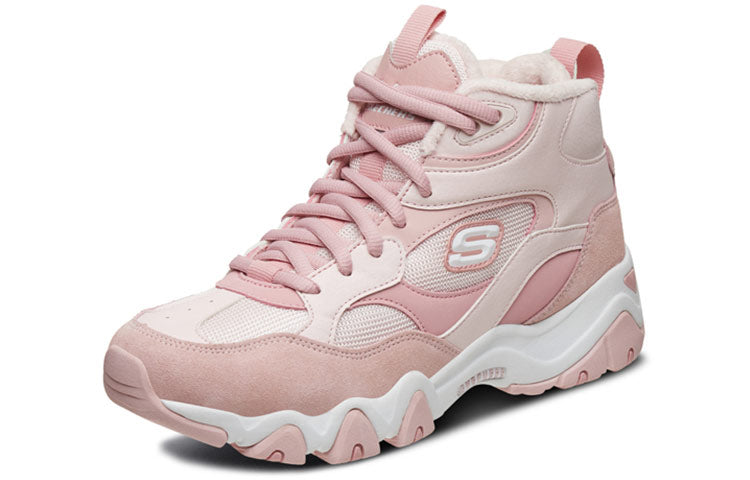 (WMNS) Skechers D Lites 2.0 High-Top Running Shoes Pink 88888382-LTPK