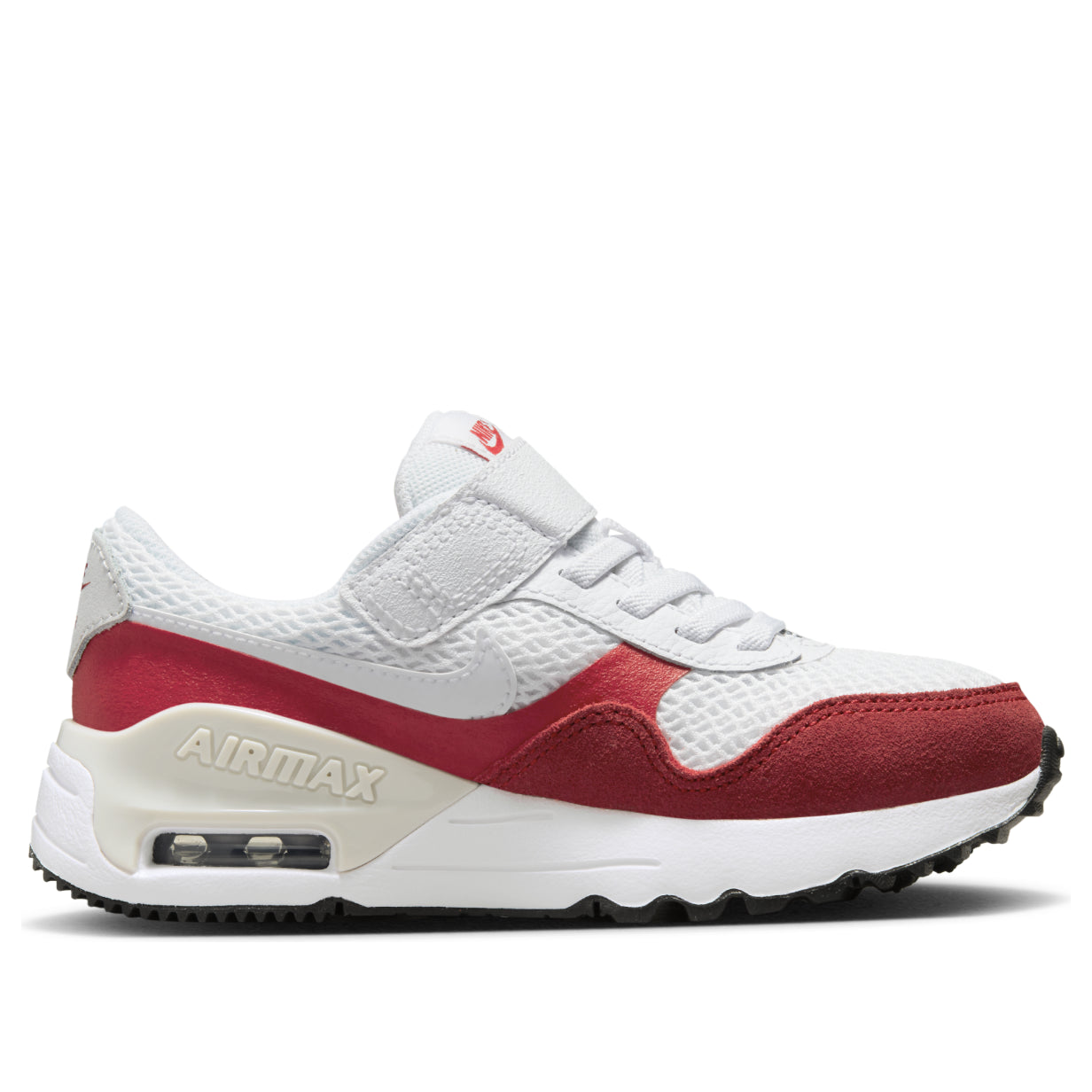 (PS) Nike Air Max SYSTM Shoes 'White University Red' DQ0285-108