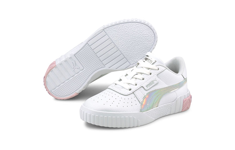 (PS) PUMA Cali Bubbles Leisure Board Shoes White/Pink 380124-02