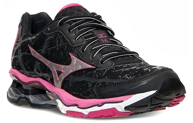 Mizuno Wave Creation 16 Low Tops Wear-resistant Black Pink J1GD150103