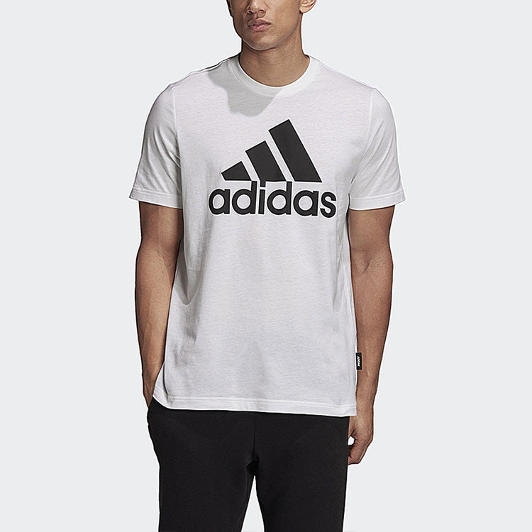 adidas Mh Bos Tee Letter Short-sleeve Tee Men White GC7348