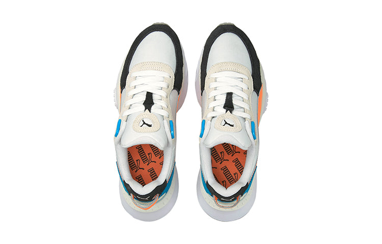 (GS) PUMA Wild Rider Rollin 'White Orange Glow' 382028-04