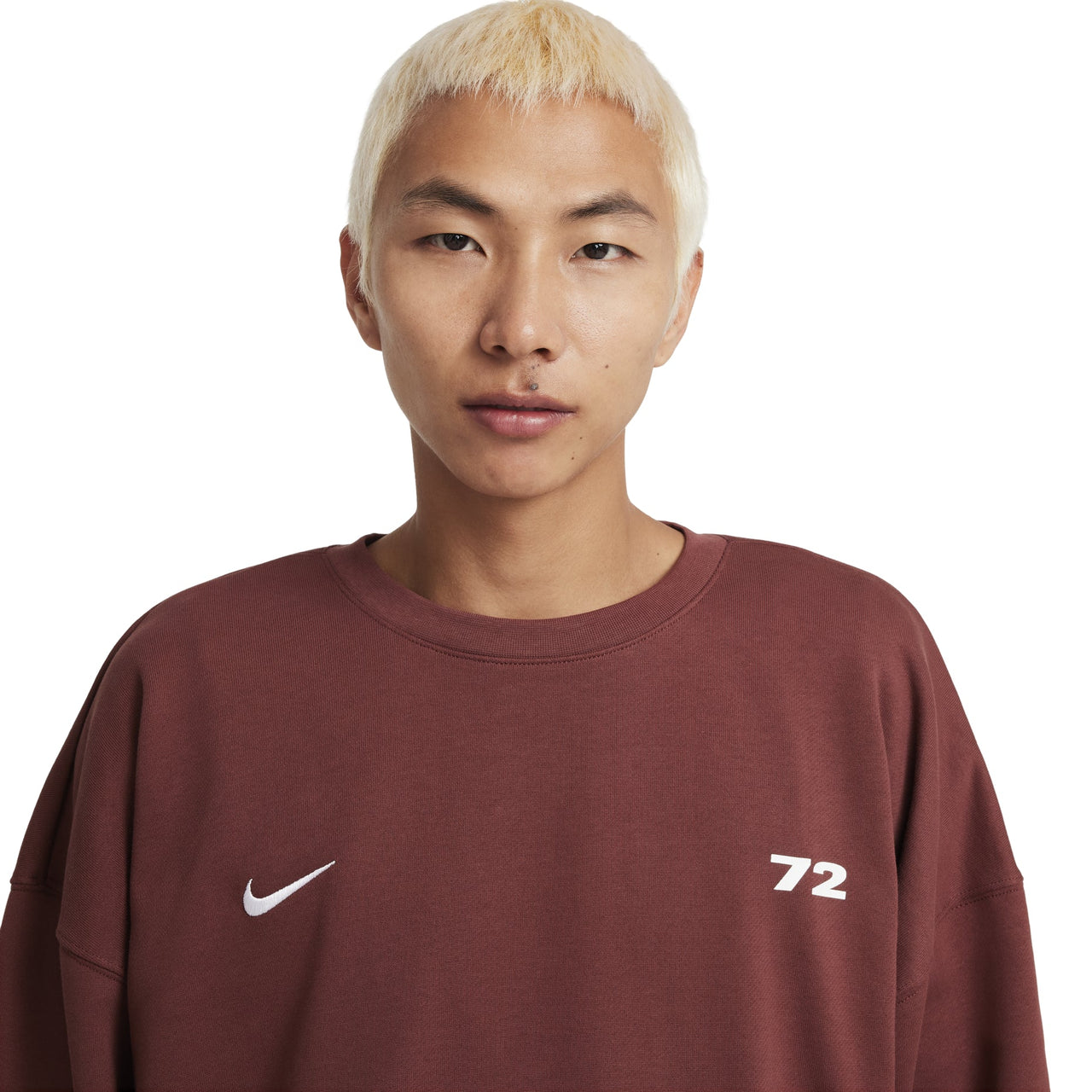 Nike Oversize Logo Sweatshirt 'Copper' HQ2962-231