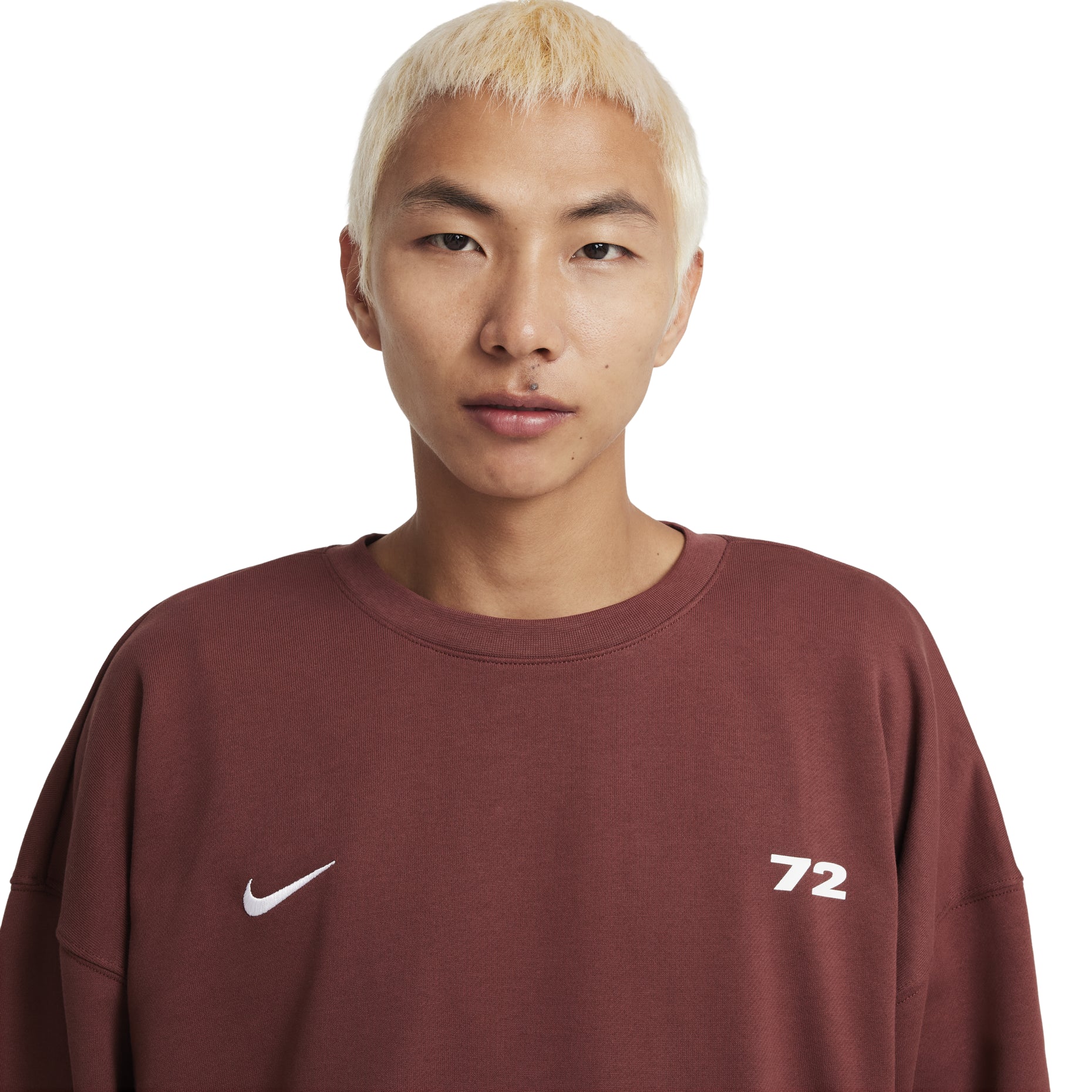 Nike Oversize Logo Sweatshirt 'Copper' HQ2962-231