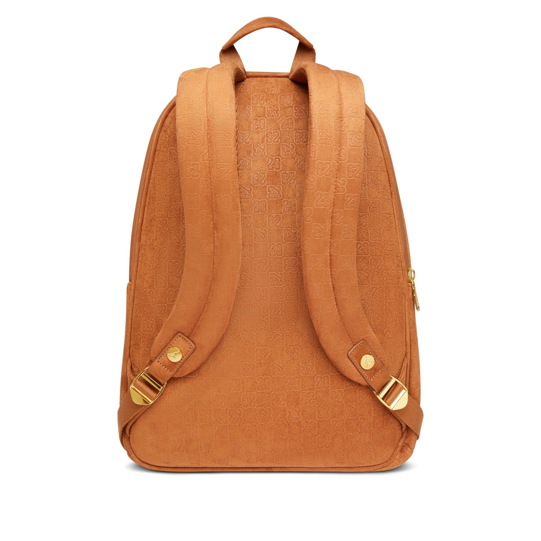 Jordan 23.5L Suede Monogram Backpack 'Cognac' IQ3205-200