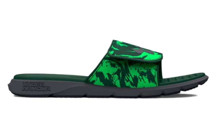 Under Armour Ignite Pro Freedom Slides 'Green Black' 3026024-303