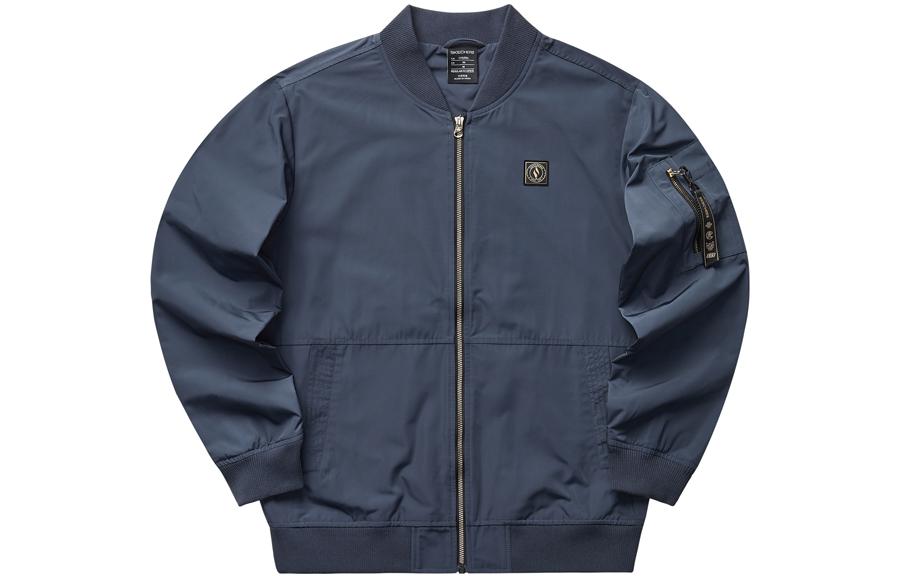 Skechers Solid Pattern Zip Jacket 'Black' L122U099