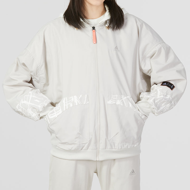 (WMNS) adidas CNY Warm Jackets 'White' HZ2998