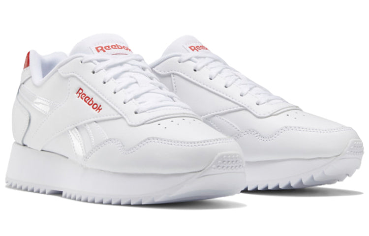 (WMNS) Reebok Royal Glide Ripple Double Running Shoes White/Orange FW6714