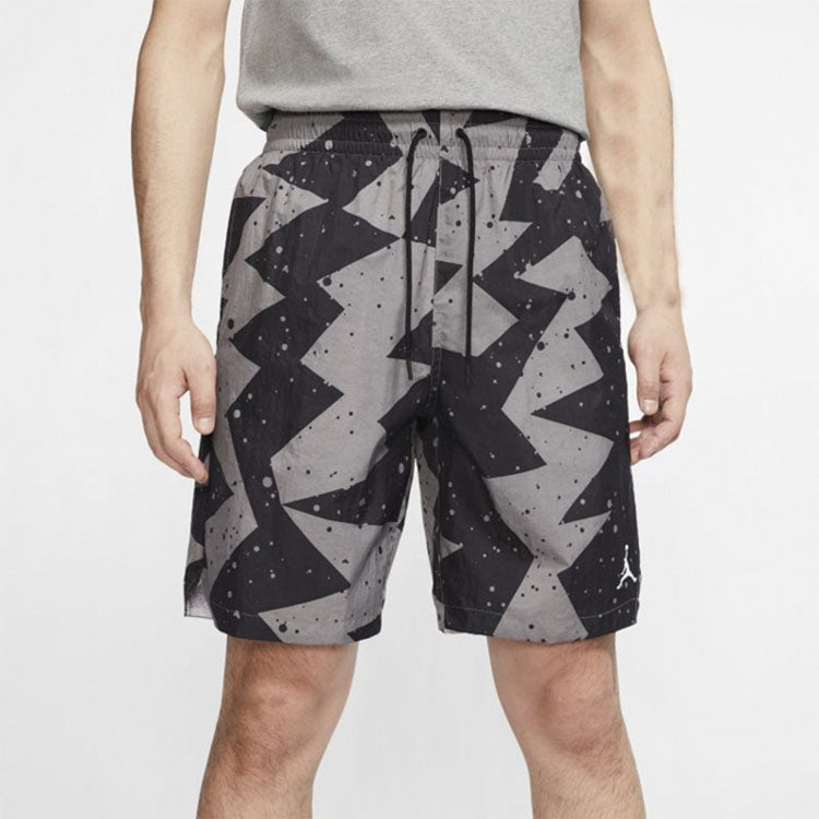 Air Jordan Drawstring Splash Ink Loose Sports Shorts Black CJ4702-084