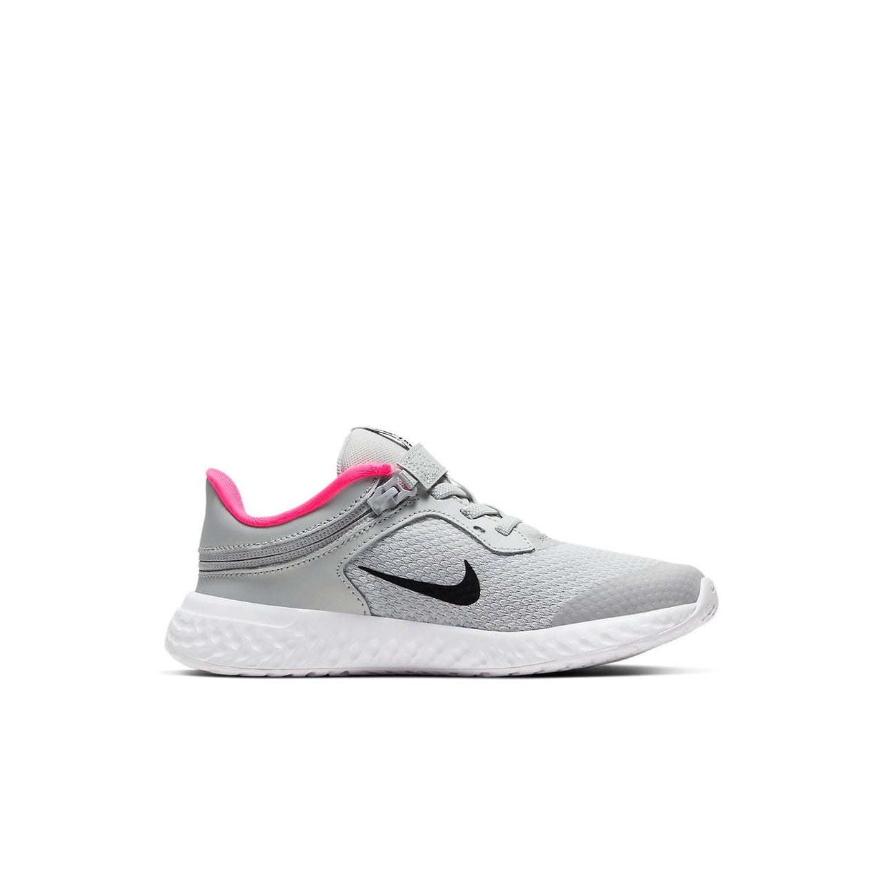 (PS) Nike Revolution 5 FlyEase 'Grey Black Pink' CQ4648-002