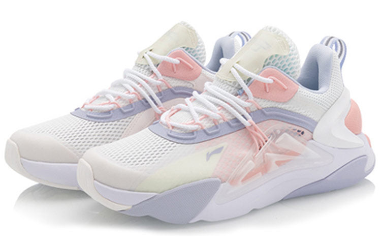 (WMNS) Li-Ning XinHuo Sport Leisure 'White Pink' AGLQ058-2