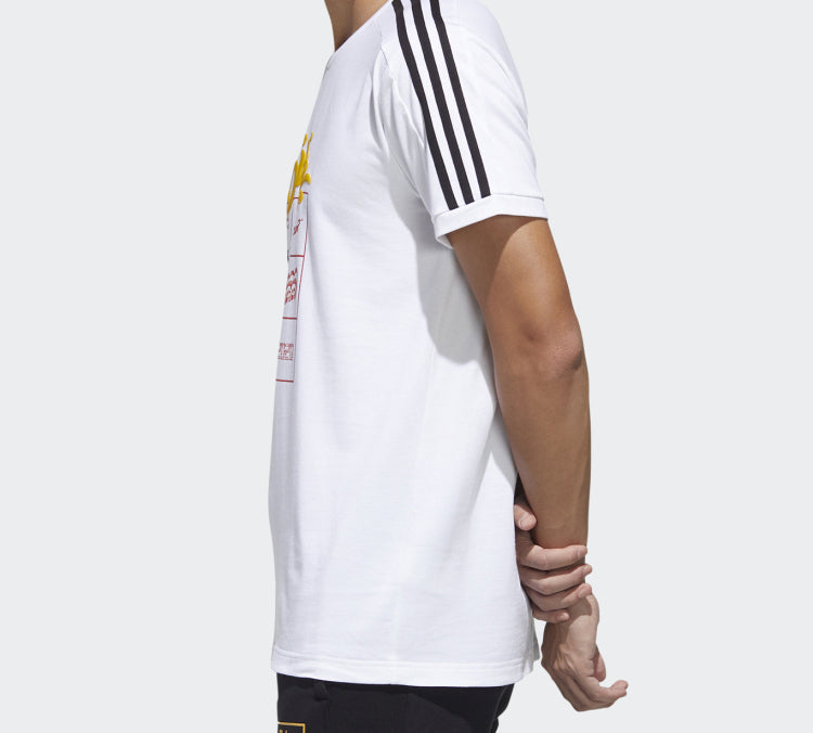 adidas Neo M PNDA 3S LG T T-Shirt 'White' GK1542