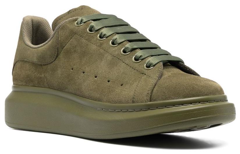 Alexander McQueen Oversized Sneaker 'Moss Green Suede' 688520WIA5L3329