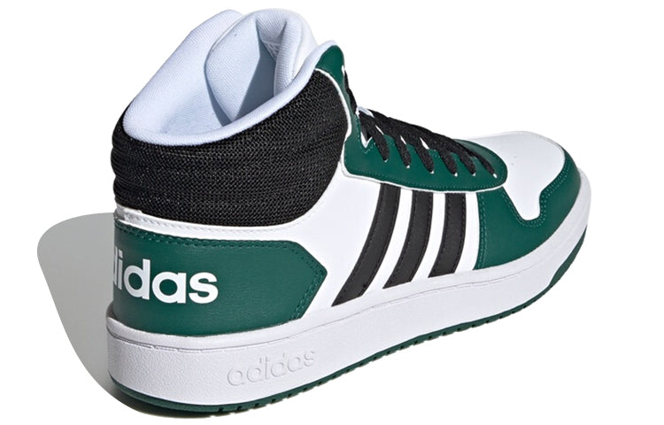 adidas Hoops 2.0 Mid 'Black Green' FW5995
