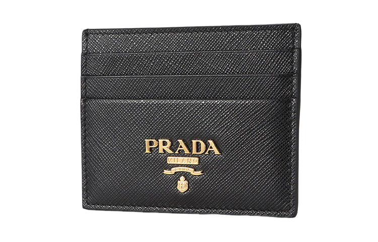 (WMNS) PRADA FW25 Saffiano Leather Card Holder 'Black' 1MC025-QWA-F0002