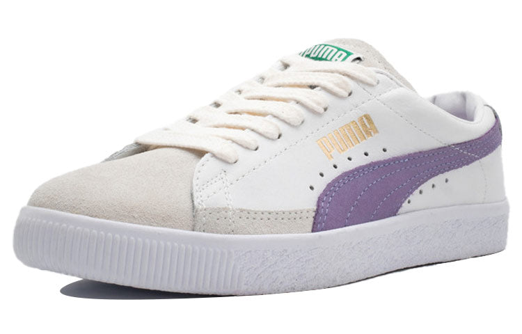 PUMA Basket Vtg Casual Board Shoes White/Purple 374922-04