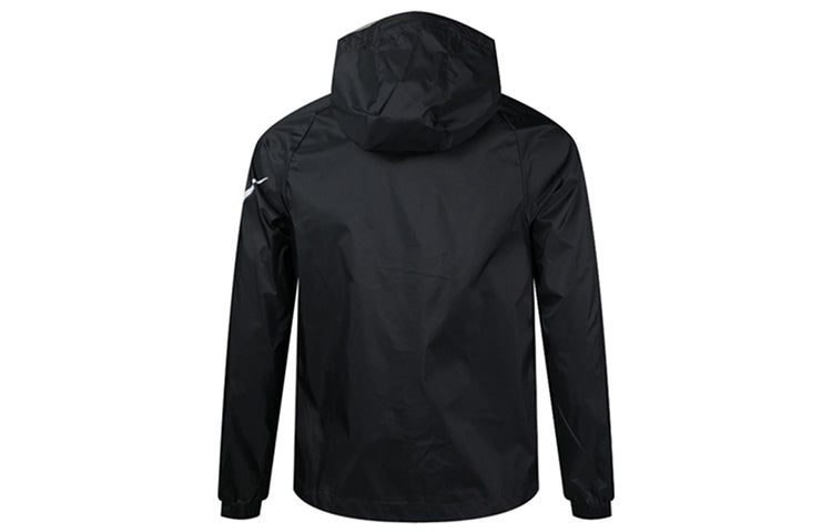 Nike Sportswear Swoosh Full-length zipper Cardigan Hooded Jacket Black CJ5640-010