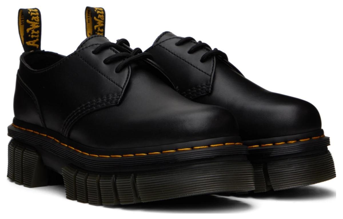 (WMNS) Dr. Martens Audrick JK 'Carbon Black Yellow' 27147001