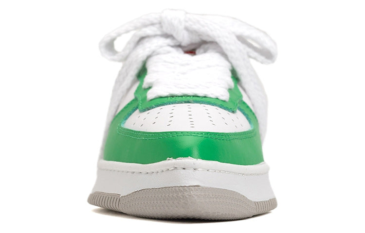 Maison MIHARA YASUHIRO ROSY OG Leather Low 'Green' B09FW704-GRN