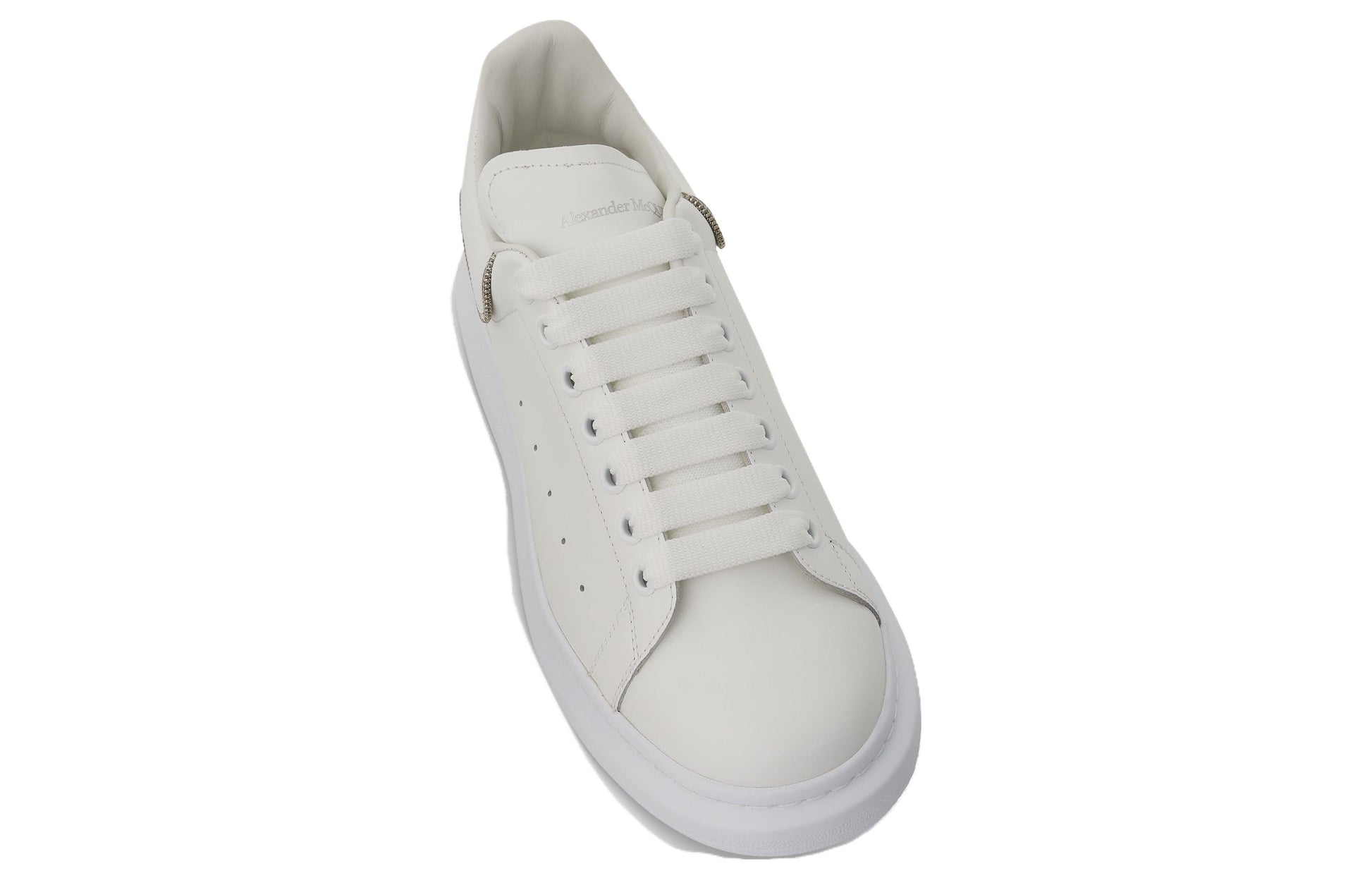 Alexander McQueen Oversized Low-Top Sneakers 'Beige White' 688521WIB9P9071