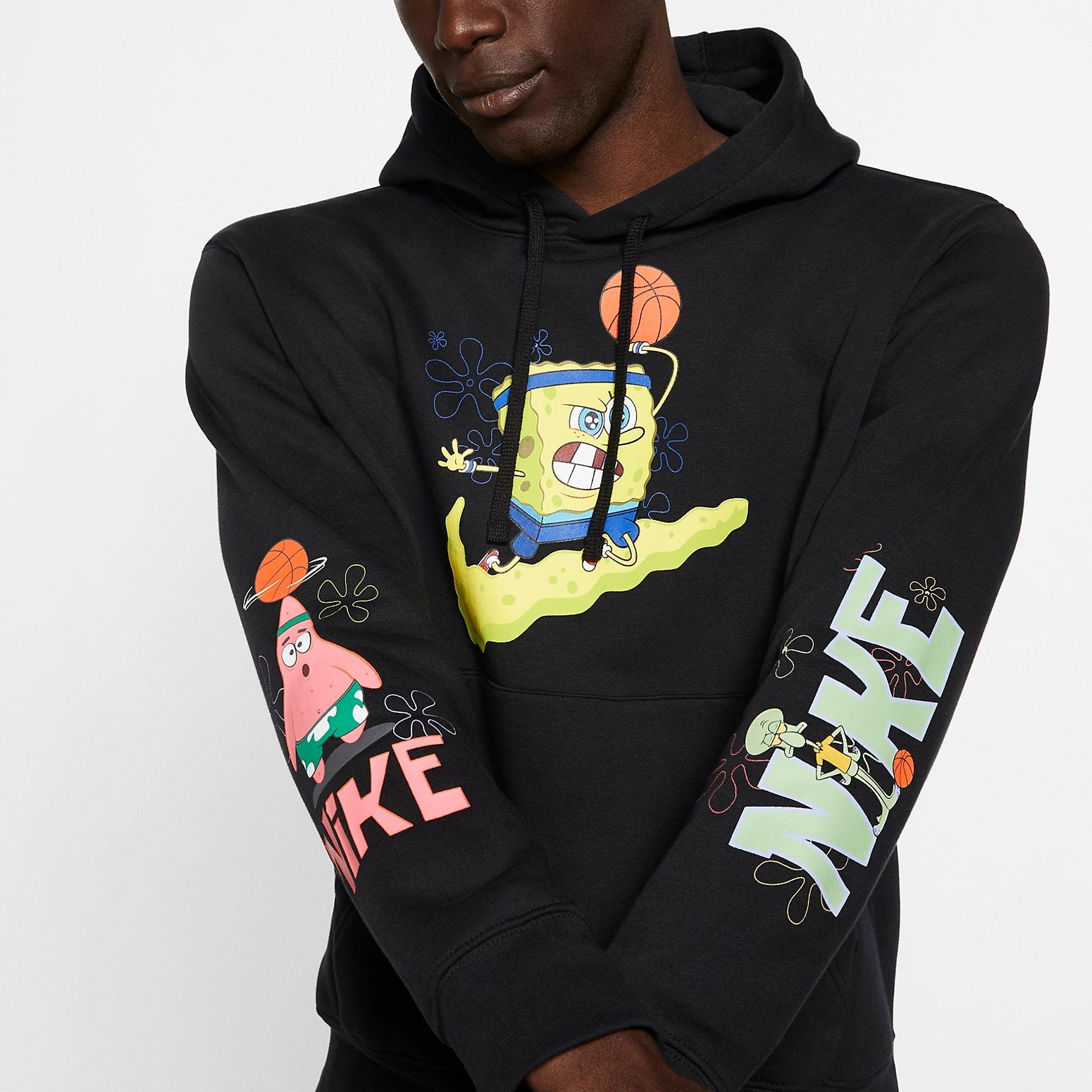 Nike Kyrie X Spongebob SquarePants Dri-Fit Hoodie 'Black' CQ7184-010