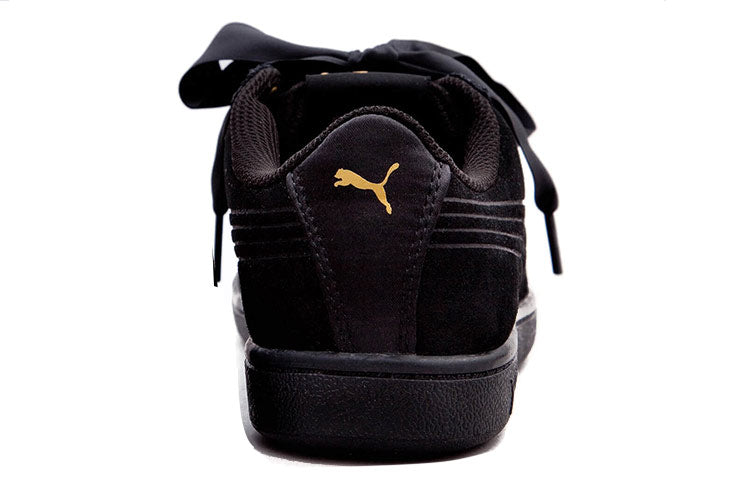 (WMNS) PUMA Vikky Ribbon Satin Black 366416-01