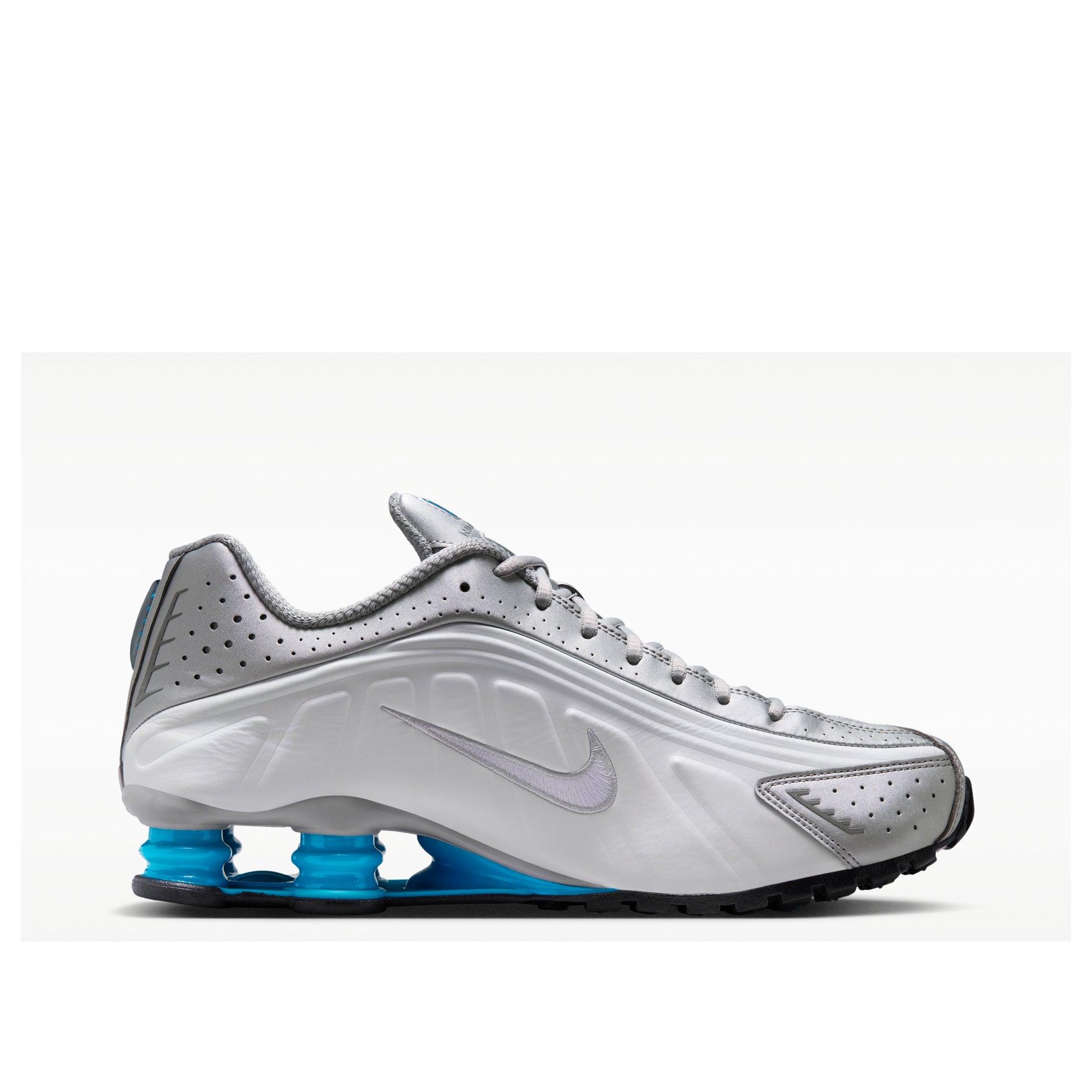 Nike Shox R4 'Metallic Silver White Blue Lagoon' HQ1988-005