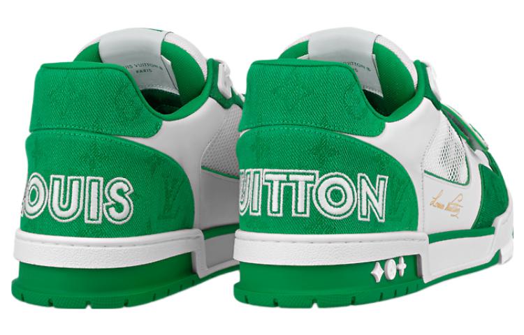 LOUIS VUITTON LV Trainers 'White Green' 1ABLY3