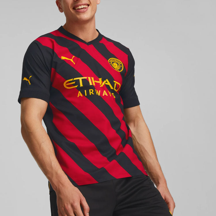 PUMA Manchester City Shirt Grealish Away 'Red' 765721-02