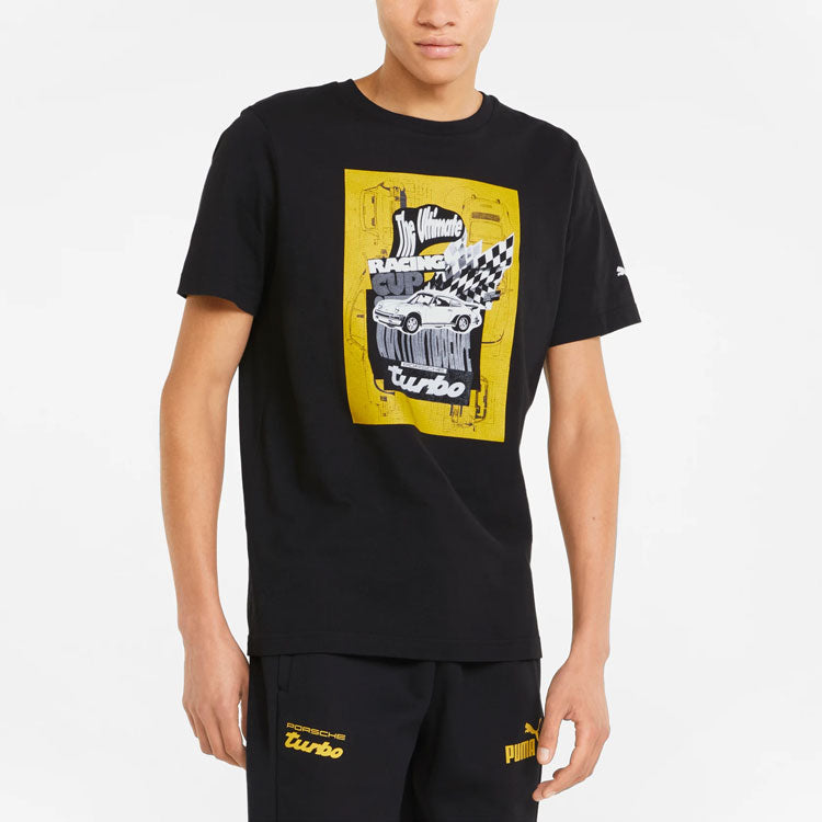 PUMA Porsche Medium Graphic T-Shirt 'Black' 533785-01