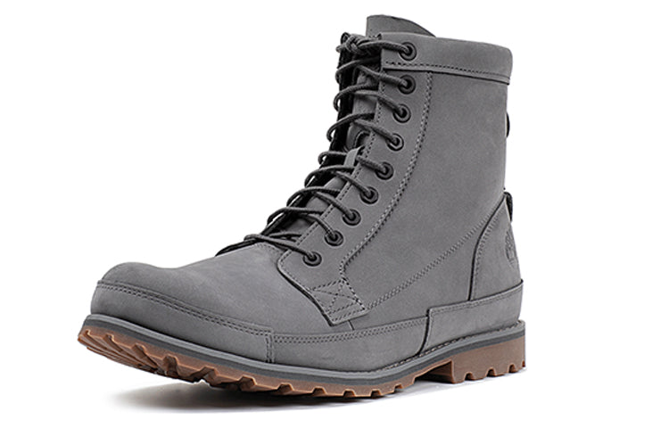 Timberland Earthkeeper Original Leather 6 Inch Wide Fit Boots 'Dark Grey Nubuck' A41C6W